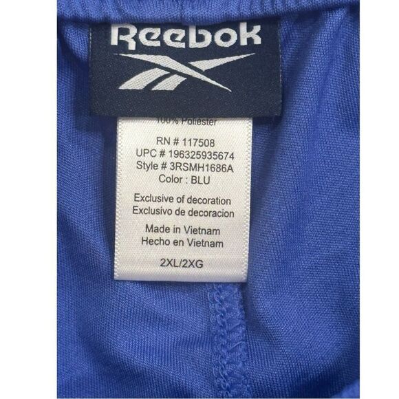 Reebok Men's Speedwick Stretch Performance Knit Active Short, Vector Blue, XXL - Picture 6 of 8